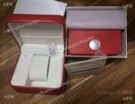 New Deluxe Omega Red leather Watch box